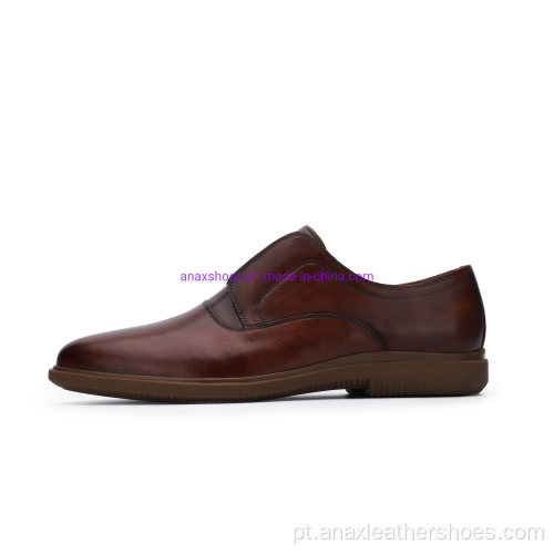 Sapatos casuais masculinos de alta qualidade slip on Oxfords